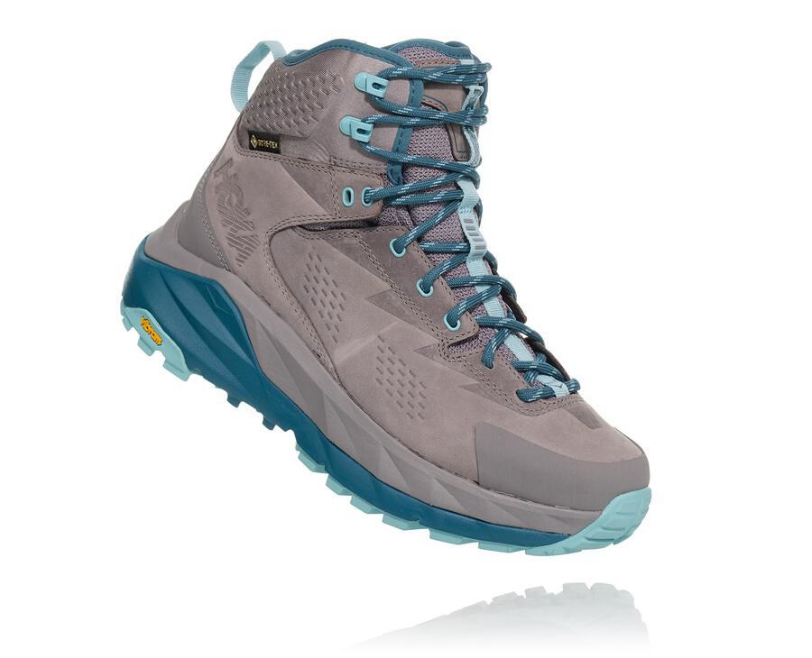 Hoka Womens Hiking Boots NZ - Hoka One One Kaha Gore-Tex Grey (PJE960482)